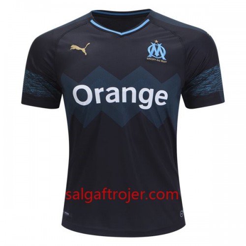 Olympique de Marseille Fodboldtrøjer Udebanesæt 2018/19 Kort ærmer Olympique de Marseille Fodboldtrøjer Udebanesæt 2018/19 Kort ærmer